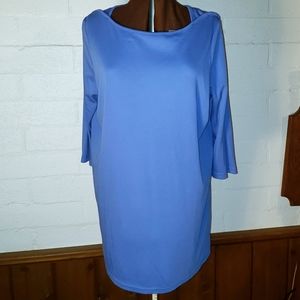 "Only Necessities" brand blue long sleeve tunic L…